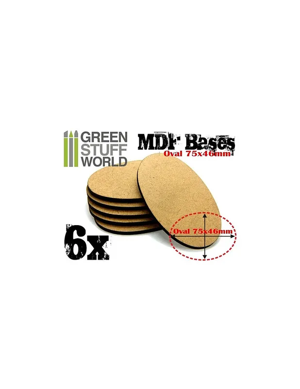Green Stuff 9198 Baza MDF ovala 75x46mm Preferatul clienților