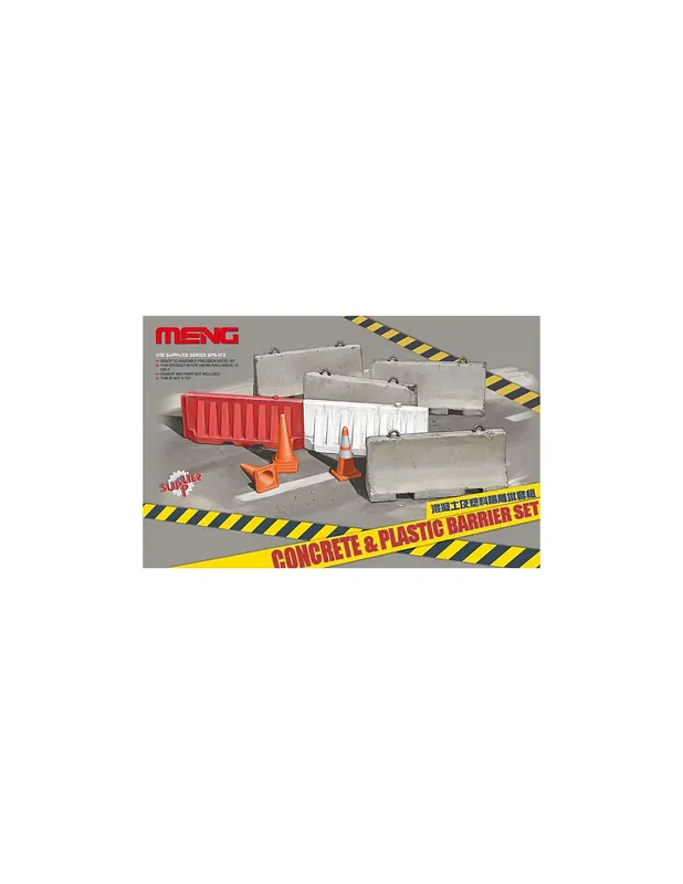 Plată securizată Meng Model SPS-012 Concrete & Plastic Barrier Set