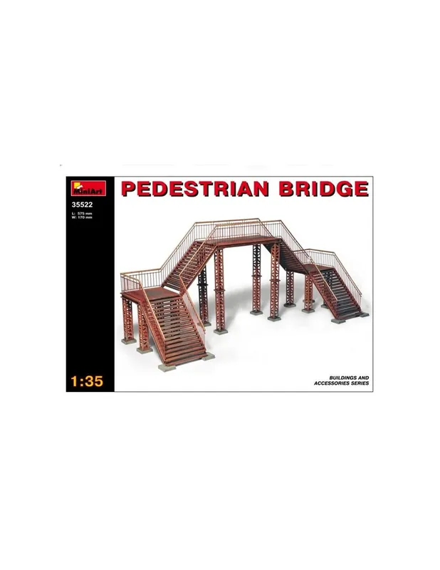 MiniArt 35522 Pedestrian Bridge Livrare expres