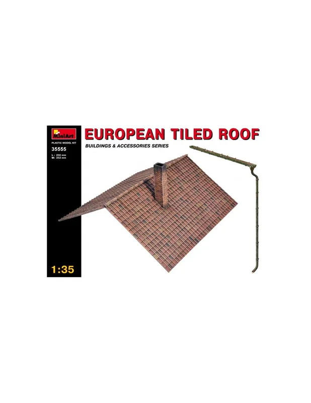 MiniArt 35555 European Tiled Roof Reducere extra