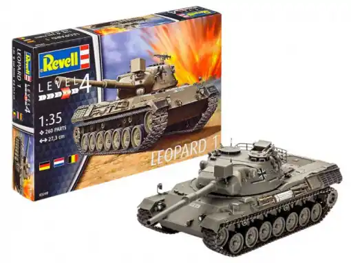 Macheta tanc Revell LEOPARD 1, scara 1 35, KIT Premium