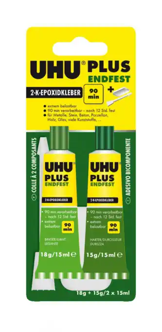 Ieftin Adeziv UHU PLUS ENDFEST 300 (18 + 15 ml)