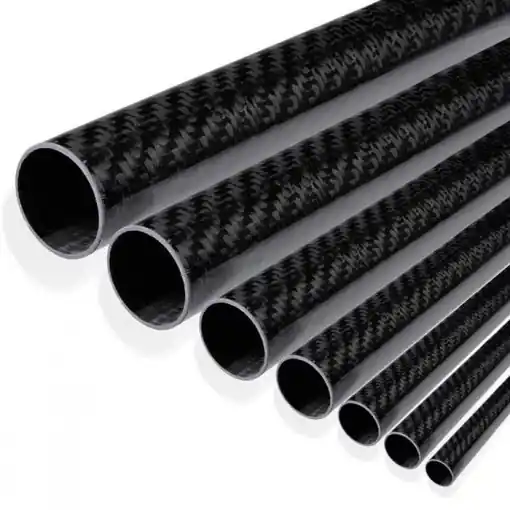 Chilipir Teava rotunda carbon D10 x d8 x 1000 mm roll-wrapped