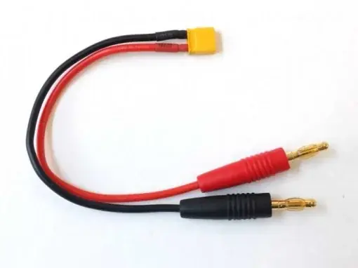 Cablu de incarcare XT30 tata la Conectori Banana 4 mm Plată sigură