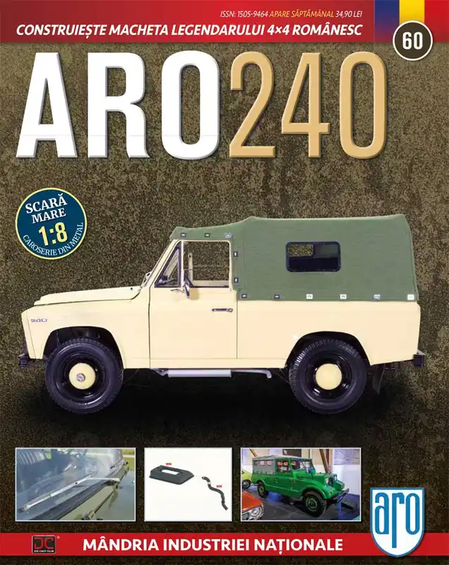 Macheta ARO 240 kit construibil Eaglemoss nr. 60 Livrare expres