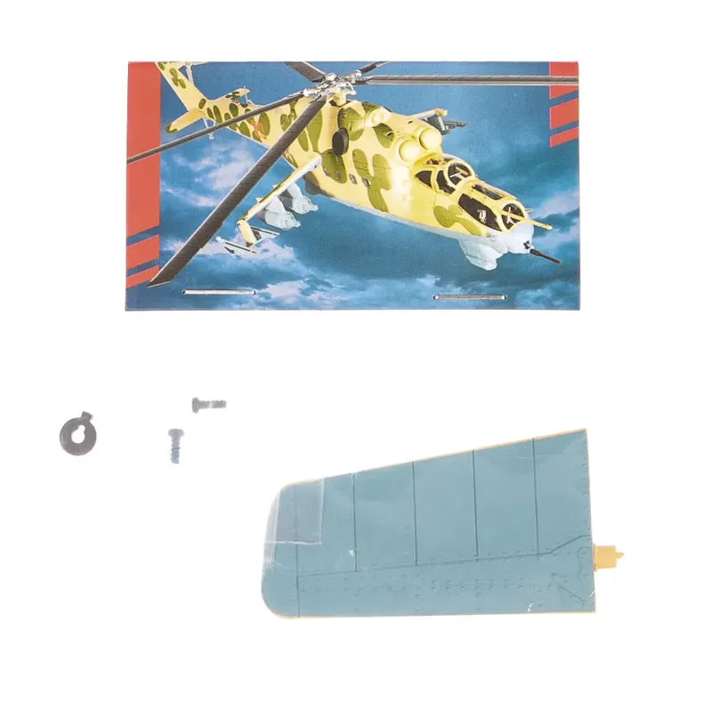 Macheta Elicopterului de asalt MI-24V kit construibil Eaglemoss nr.77 Preț redus