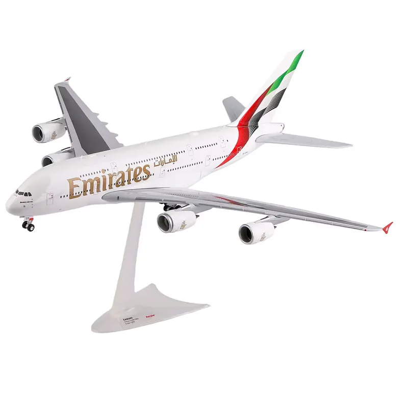 Preț redus Macheta avion Airbus A380 Emirates UAE new colors -A6-EOG