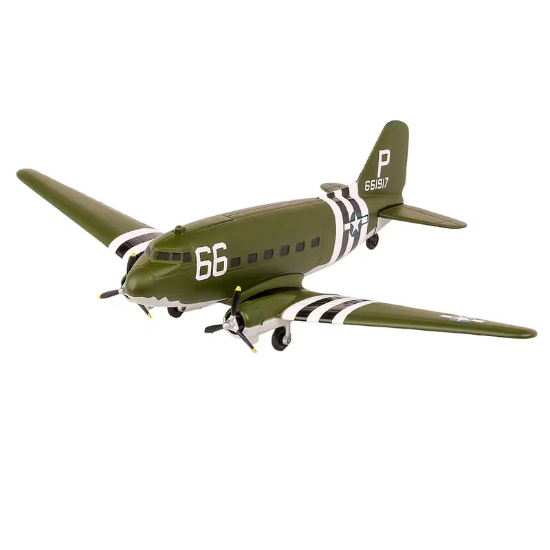 Macheta avion Douglas C-47 Skytrain 1941 verde 1 94 Ultima șansă