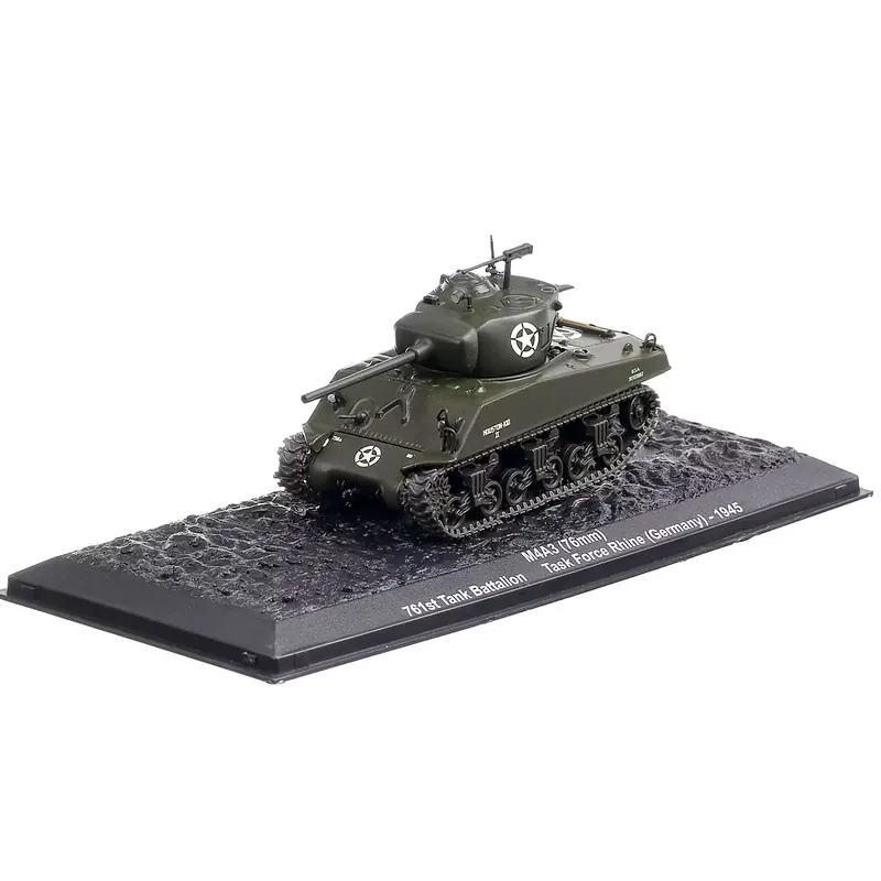Macheta vehicul militar M4 Sherman M4A3 1945 scara 1 72 Retur ușor