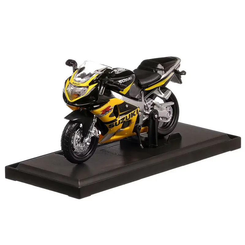 Mai ieftin Macheta motocicleta Suzuki GSX-R600 2014 galben cu negru 1-18 Maisto