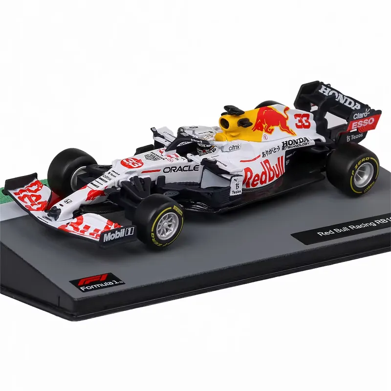 Macheta auto Red Bull Honda RB16B F1 33 Verstappen 2021 Retur ușor