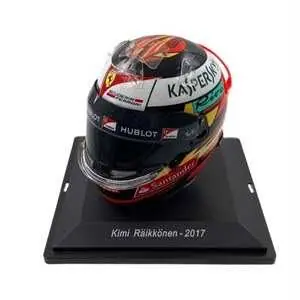 Macheta Casca Formula 1 Kimi Raikkonen 2017 scara 1/5 multicolor Ofertă