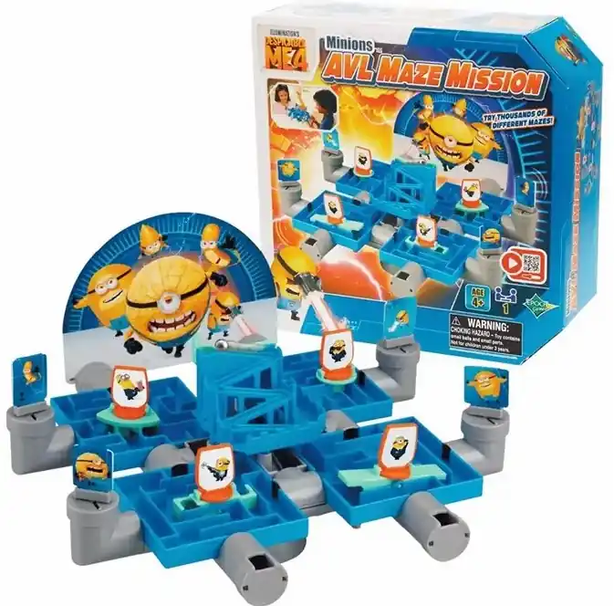 Joc de Labirint Epoch Minions AVL Maze Mission 25.5×25.5cm Cumpără online
