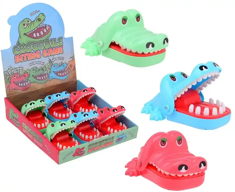 Joc Interactiv Crocodile Bite Diverse Culori 10x15x7cm Cel mai bun preț