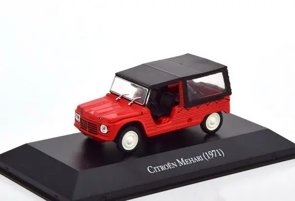 Macheta 1971 Citroen Mehari Rosu 1 43 replica metal Preferatul clienților
