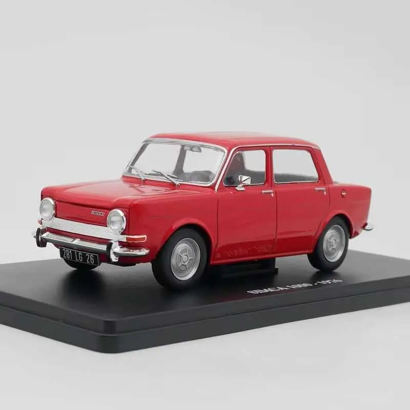 Macheta Simca 1000 scara 1/24 rosu 1976 Noutate