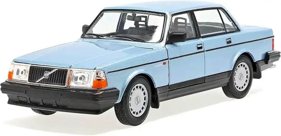 Reducere Macheta Volvo 240 GL 1 24 replica metal Albastru