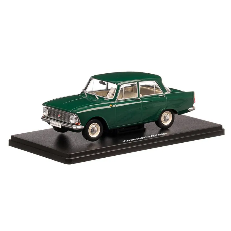 Macheta Moskvich 408 verde 1 24 replica metal Nu rata