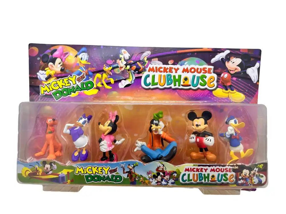 Ofertă exclusivă Set figurine Mickey Mouse Clubhouse – Mickey, Minnie, Donald, Daisy, Pluto, Goofy