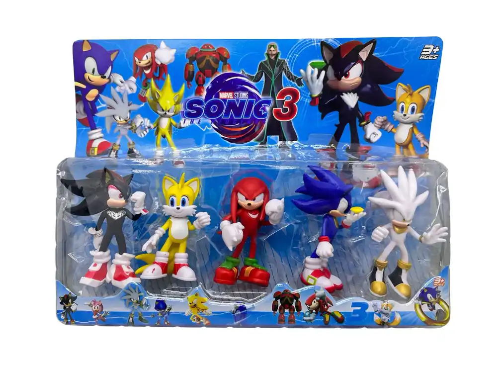 Set 5 figurine Sonic si prietenii Ofertă de sezon