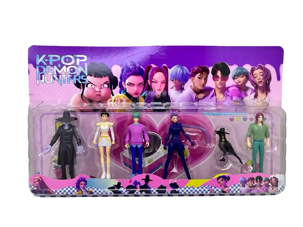 Ofertă Set figurine K-Pop Demon Hunters personaje stil anime fantasy 6 figurine set 2