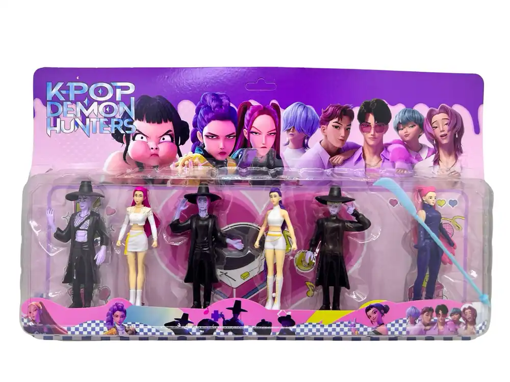 Cumpără acum Set figurine K-Pop Demon Hunters personaje stil anime 6 figurine set 1