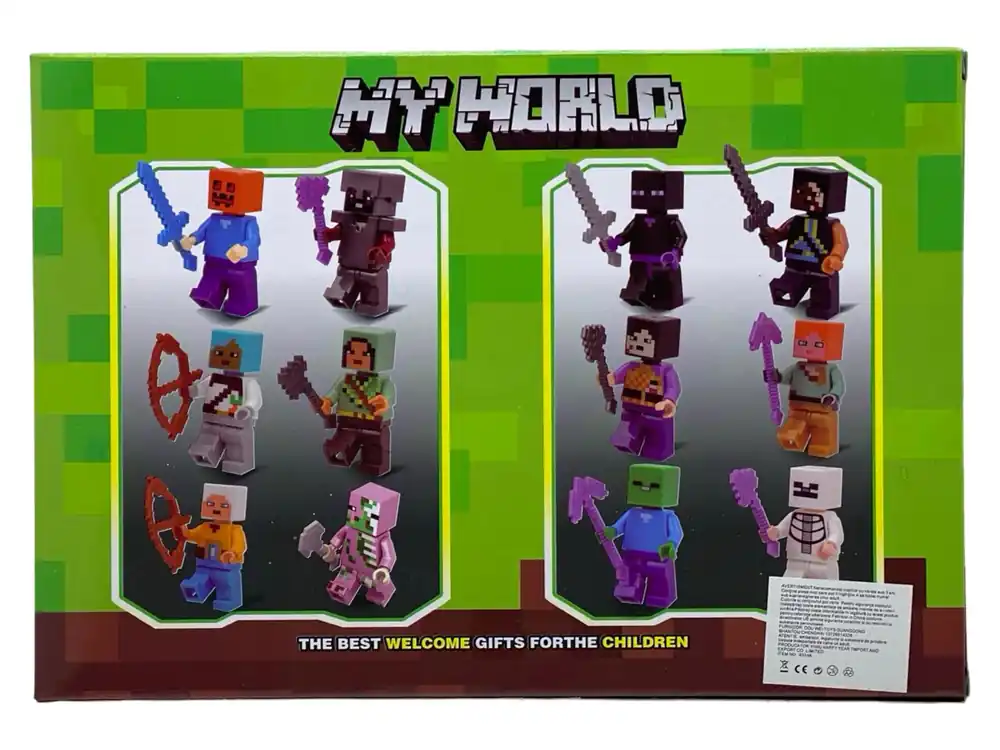 Preț redus Set figurine de jucarie minecraft cu cai