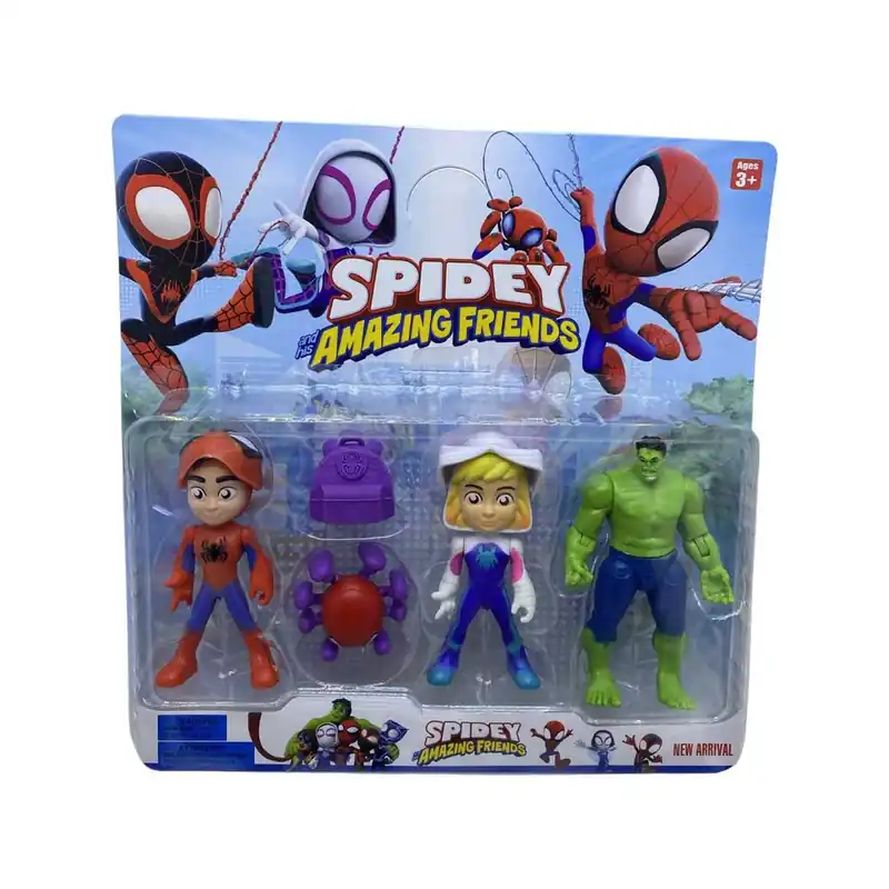 Ofertă exclusivă Set figurine Spidey Amazing Friends – Hulk