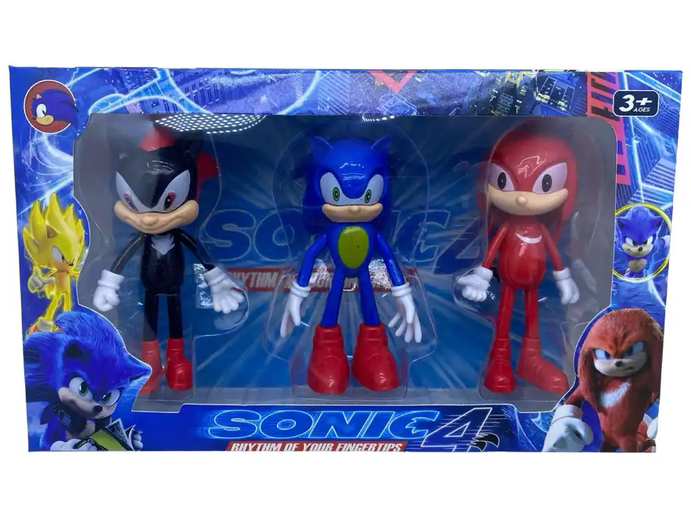 Set 3 figurine Sonic the Hedgehog Vezi acum