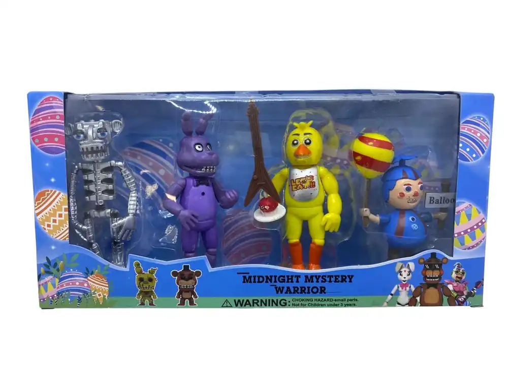 Set 4 figurine Freddy Midnight Mystery Warrior Ultima șansă