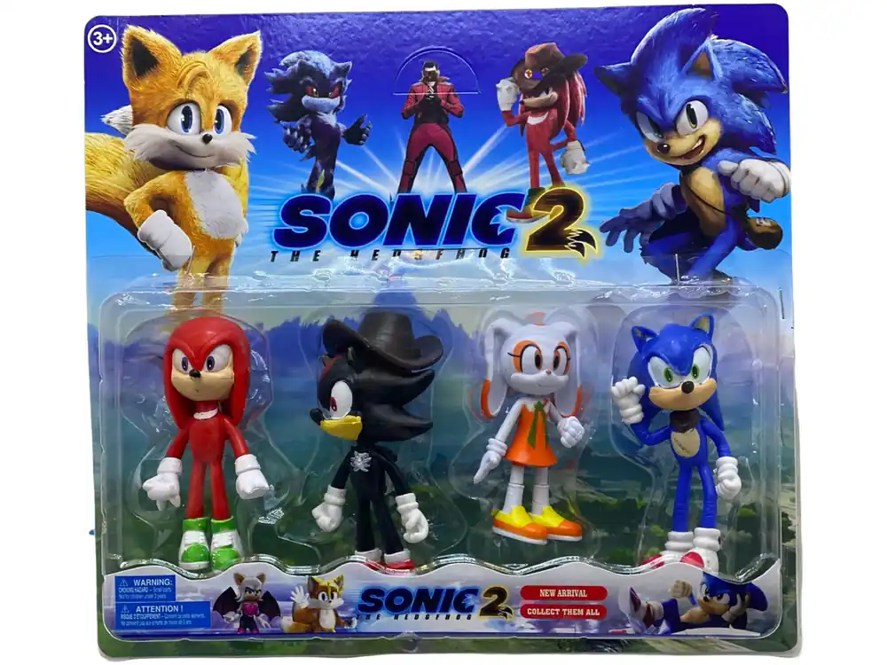 Preț redus Set 4 figurine Sonic