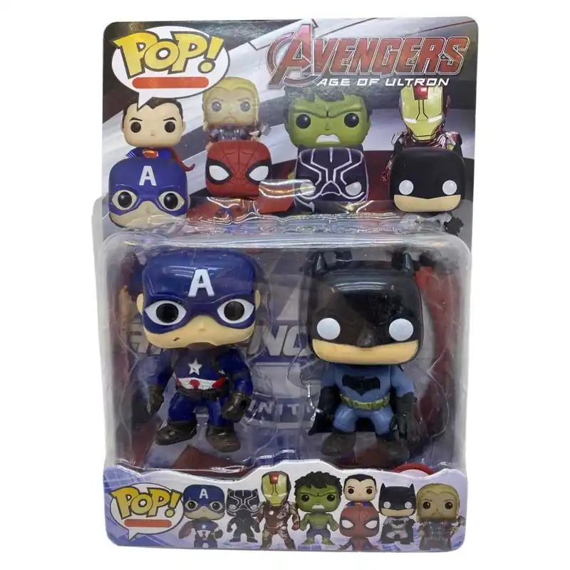 Set figurine POP Capitan America – Batman Expediere rapidă
