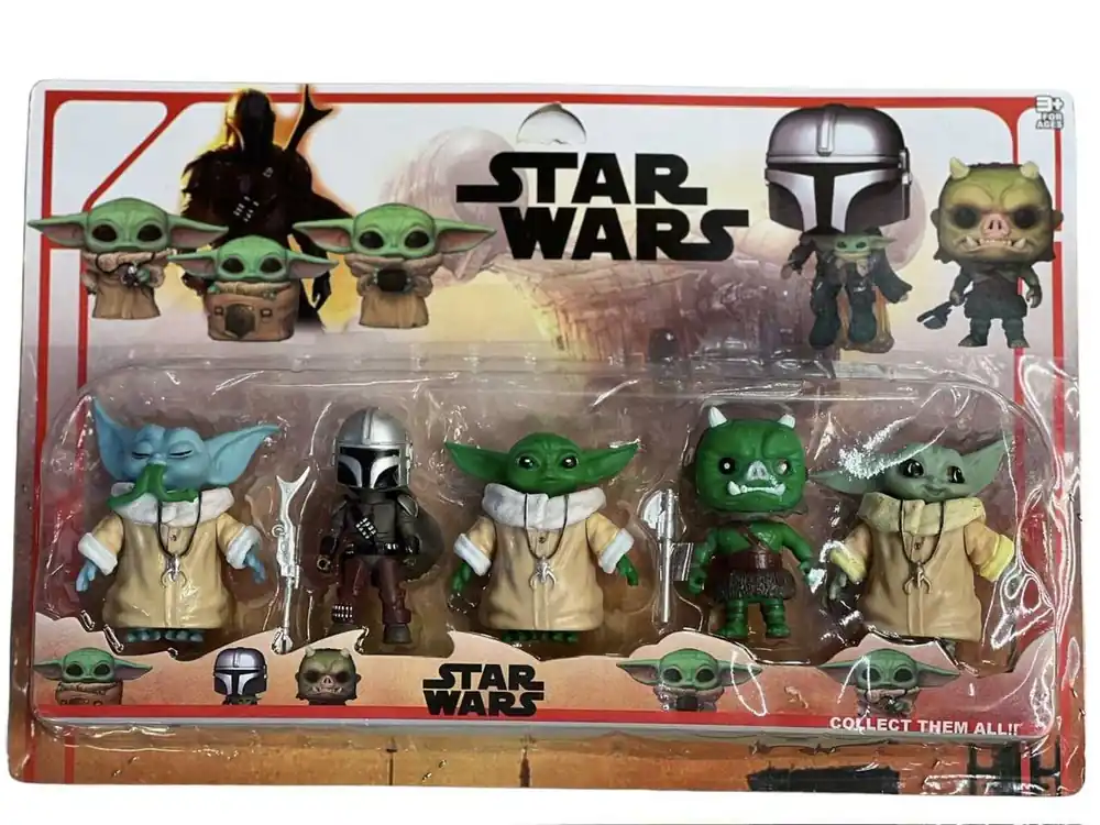 Nu rata Set 5 figurine baby Yoda