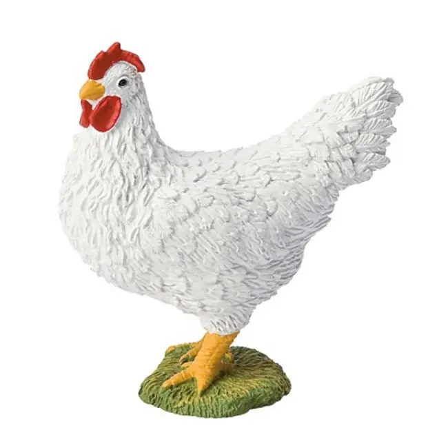 Ieftin Figurina Gaina alba – Bullyland