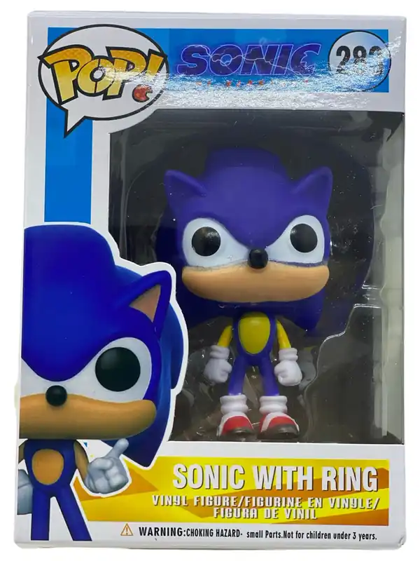 Lichidare de stoc Figurina Pop Sonic cu Inel