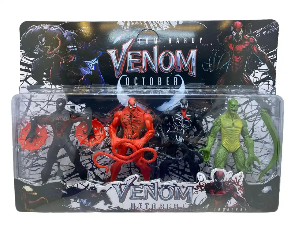 Set figurine Spiderman, Venom, Reptilian Discount