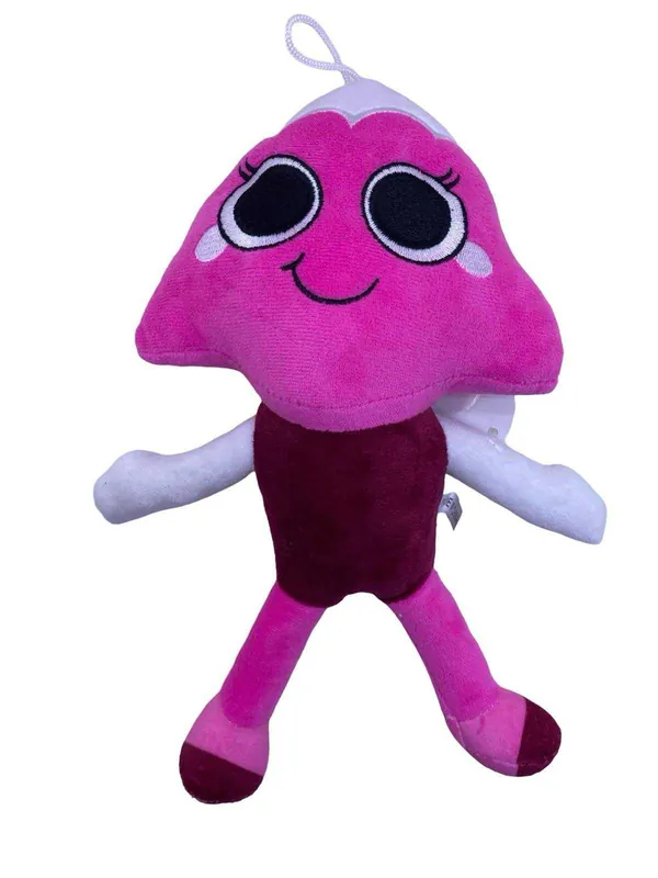 Jucarie plus Sprunki Dandy’s World ciuperca roz cu chip prietenos Reduceri