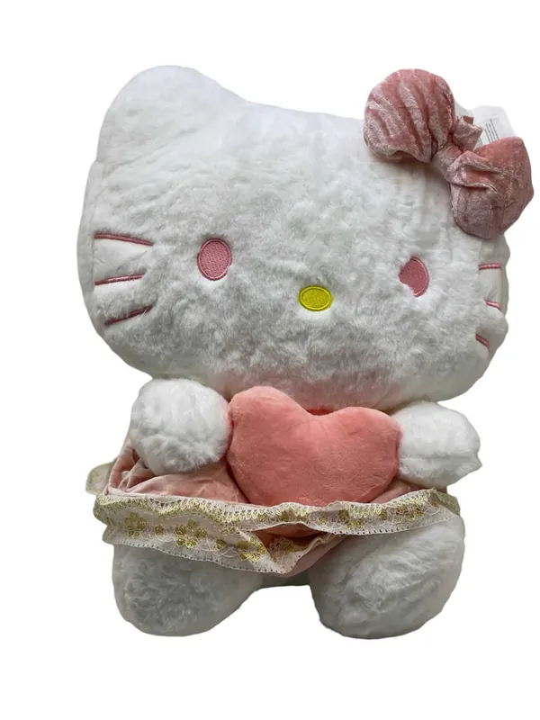 Jucarie de plus Hello Kitty cu inima 35 cm Promoție