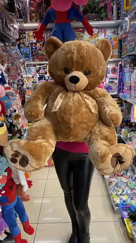 Plată securizată Urs de plus Baloo Maro 70cm