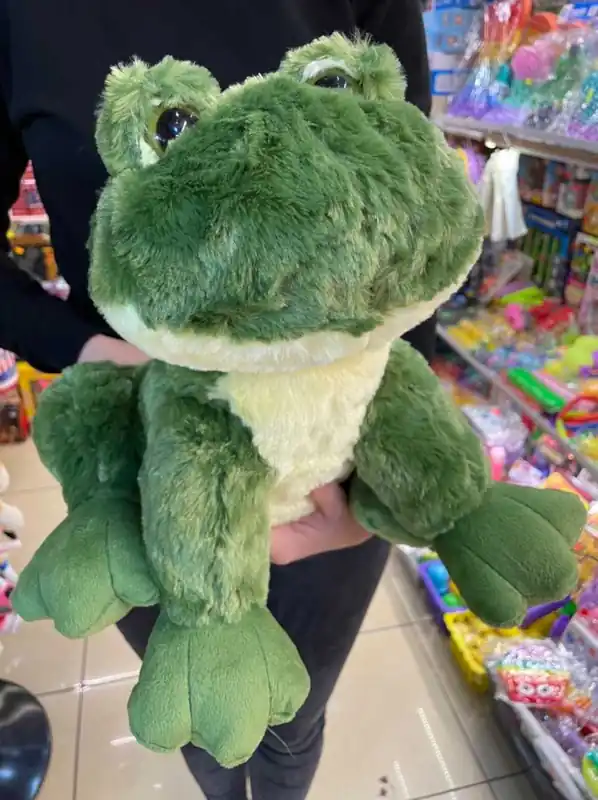 Jucarie de plus broasca 30cm Ofertă exclusivă