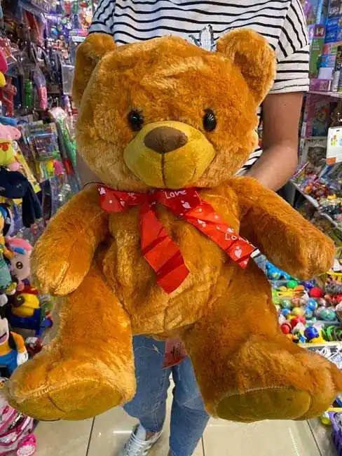 Ursulet de plus maro cu funda 40cm Cumpără acum