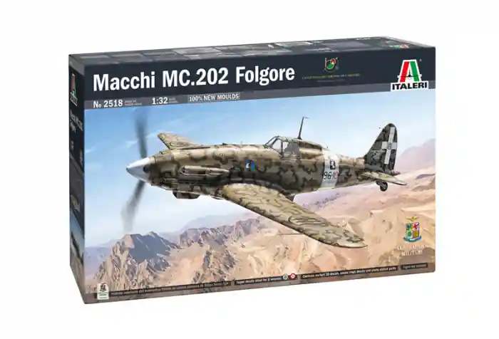 Calitate înaltă Italeri 2518 - 1 32 Macchi Mc.202 Folgore