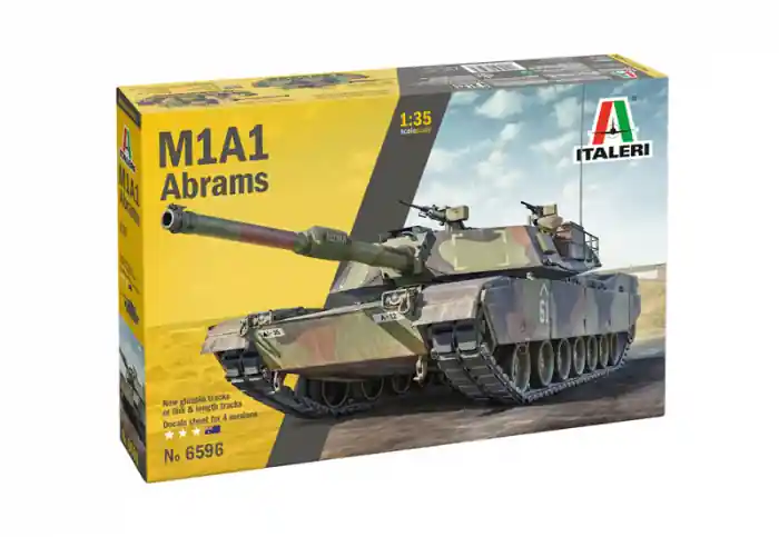 Plată sigură Italeri 6596 - 1 35 American Main Battle Tank M1A1/A2 Abrams