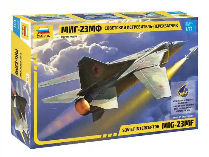 Ofertă exclusivă Zvezda 7225 - 1 72 Soviet Fighter-Interceptor Mig-23 MF