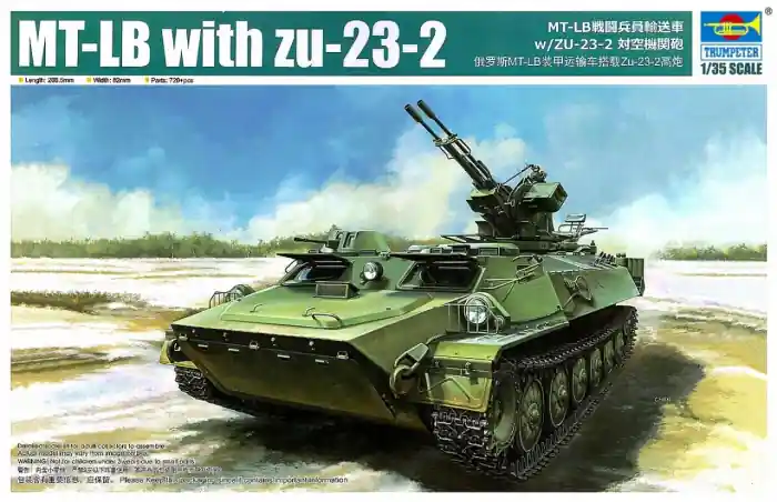 Reducere Trumpeter 09618 - 1 35 MT-LB with ZU-23-2