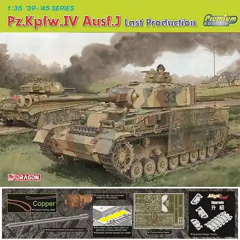 Ofertă de sezon Dragon 6729 - 1 35 German medium tank Pz.Kpfw.IV Ausf.J Last Production - Premium Edition