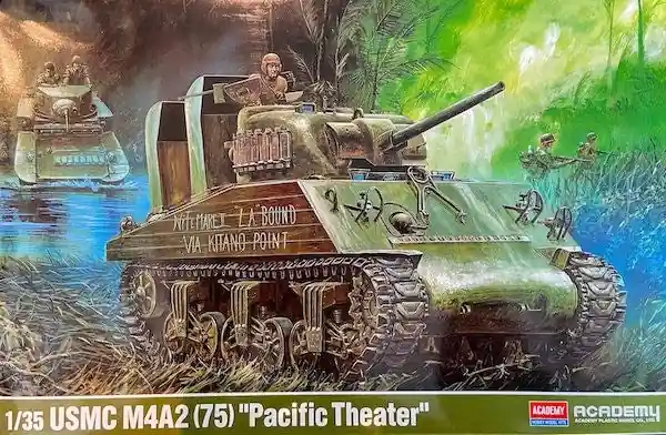 Academy 13562 - 1 35 USMC M4A2 (75) "Pacific theater" Preț redus