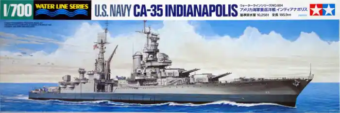 TAMIYA 31804 - 1 700 US Navy CA-35 Indianapolis Premium