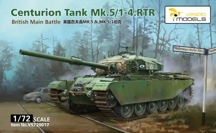 Plată sigură Vespid Models VS720017 - 1 72 Centurion Mk5/1