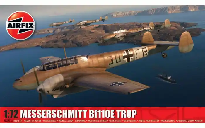 Ofertă Airfix 03081A - 1 72 Messerschmitt Bf110E/E-2 TROP